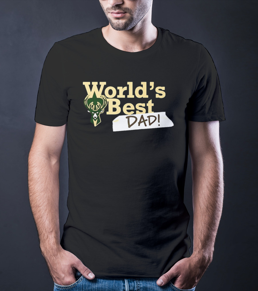 Milwaukee Bucks World's Best Dad 2026 T-Shirt