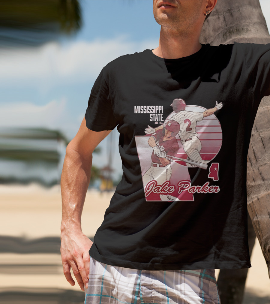 Mississippi State Jake Parker Baseball T-Shirt