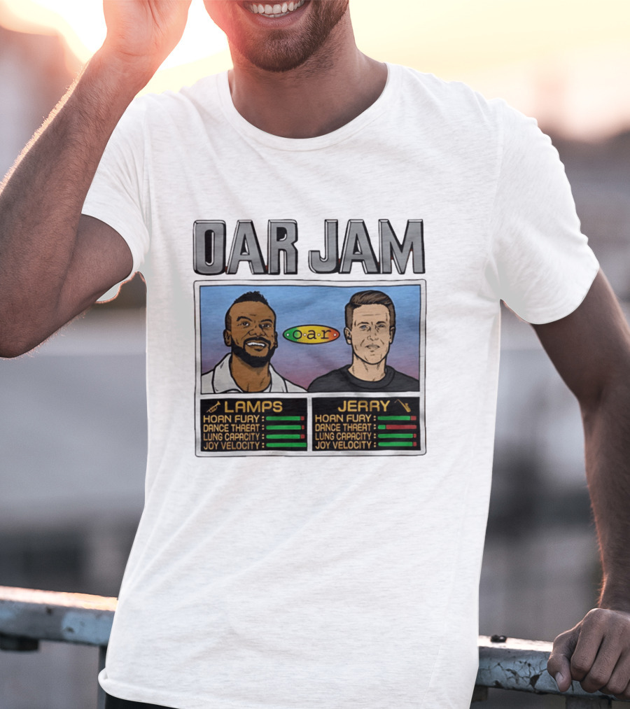 OAR Jam Lamps Jerry Horn Fury Dance Threat Lung Capacity Joy Velocity T-Shirt