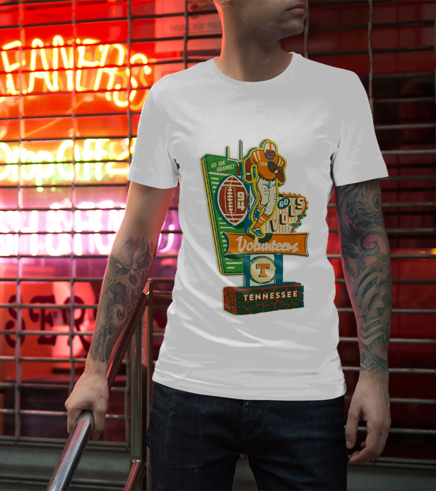 Tennessee Volunteers Football OO Big Orange 94 60s Vols T-Shirt