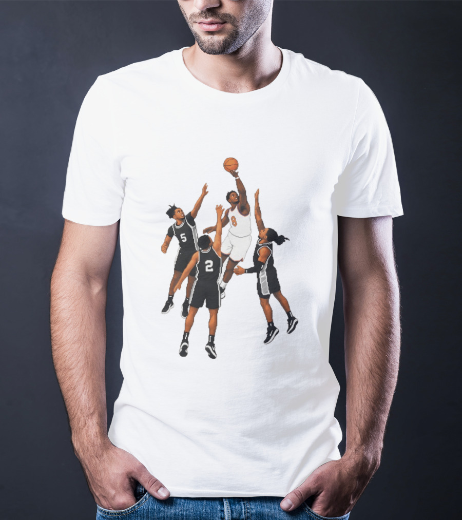 OG Anunoby Knicks Basketball Cartoon NBA 2026 T-Shirt