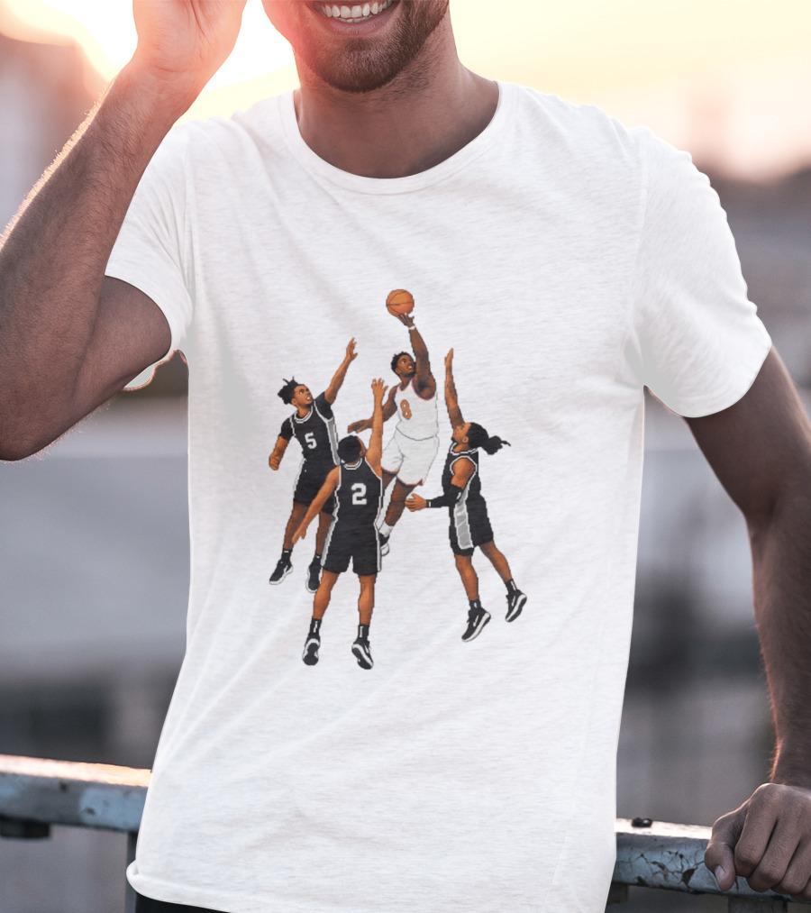 OG Anunoby Knicks Basketball Cartoon NBA 2026 T-Shirt