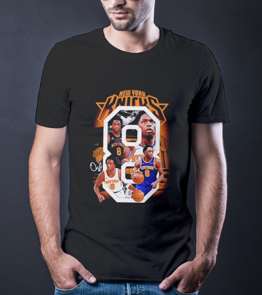 New York Knicks OG Anunoby 8 Basketball Jersey T-Shirt