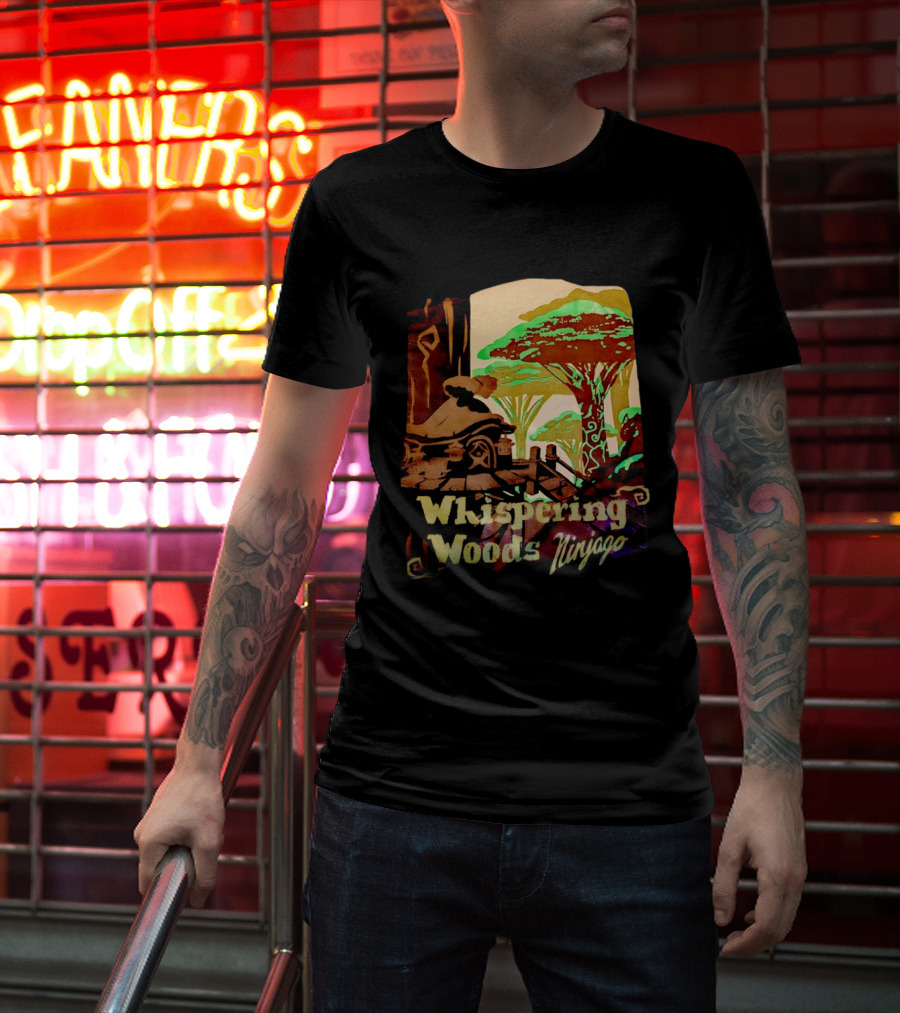 Whispering Woods Ninjago Forest Temple Scene Masters Of Spinjitzu T-Shirt