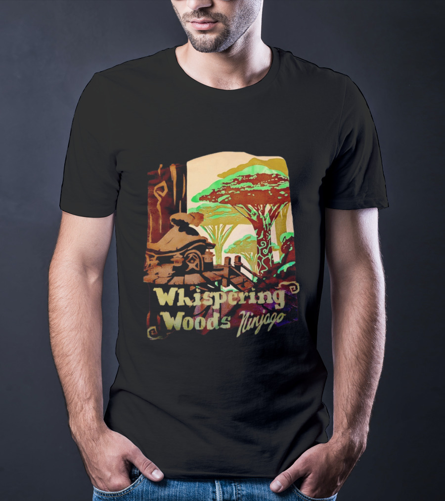 Whispering Woods Ninjago Forest Temple Scene Masters Of Spinjitzu T-Shirt