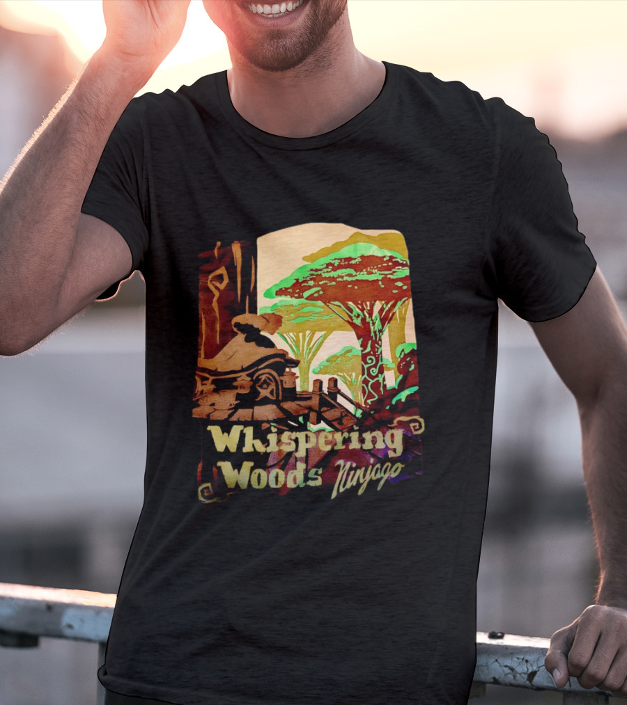 Whispering Woods Ninjago Forest Temple Scene Masters Of Spinjitzu T-Shirt