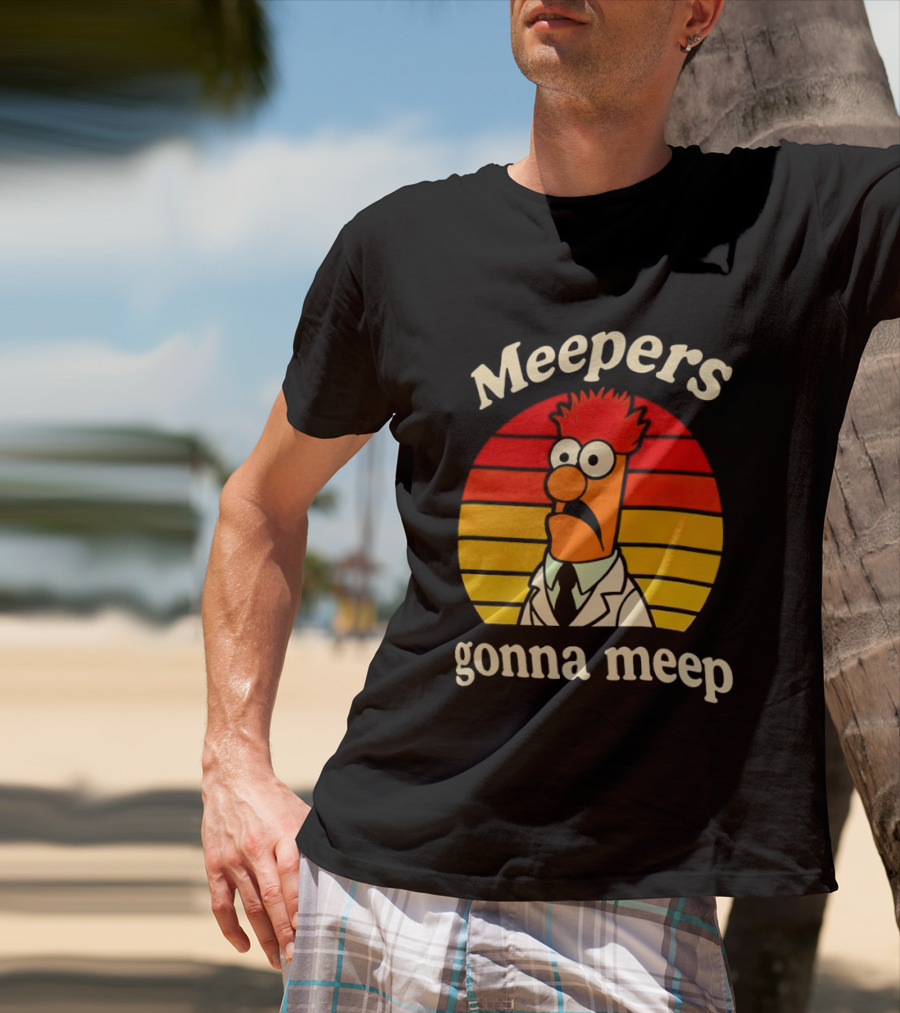 Meepers Gonna Meep Retro Vintage Style With Cartoon T-Shirt