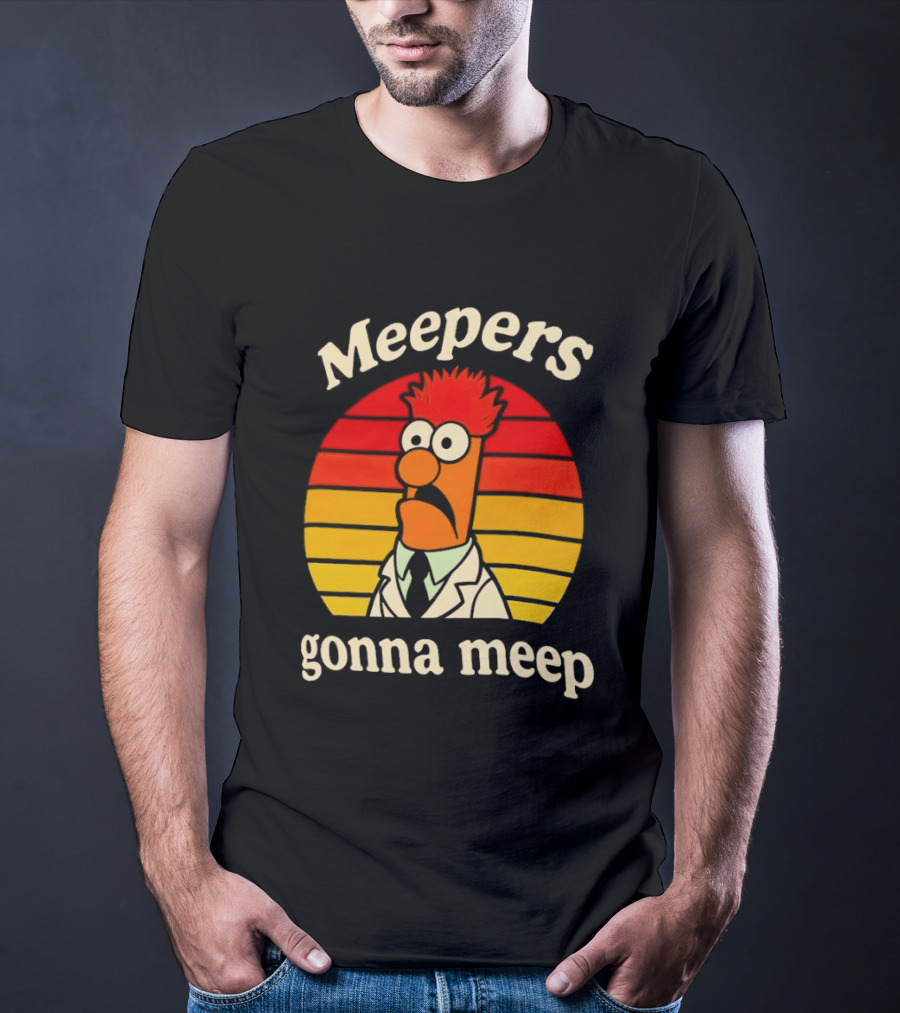 Meepers Gonna Meep Retro Vintage Style With Cartoon T-Shirt