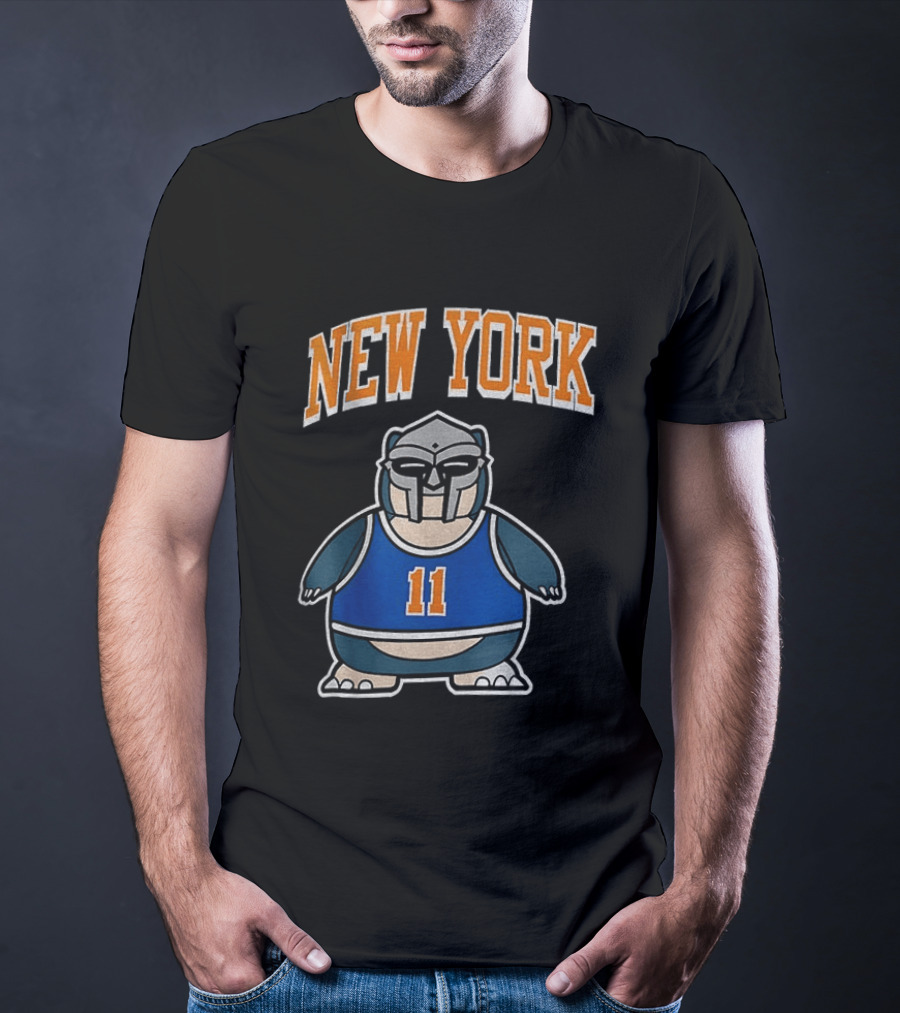 New York Knicks MF Doom Jalen Brunson #11 NBA Basketball 2026 T-Shirt