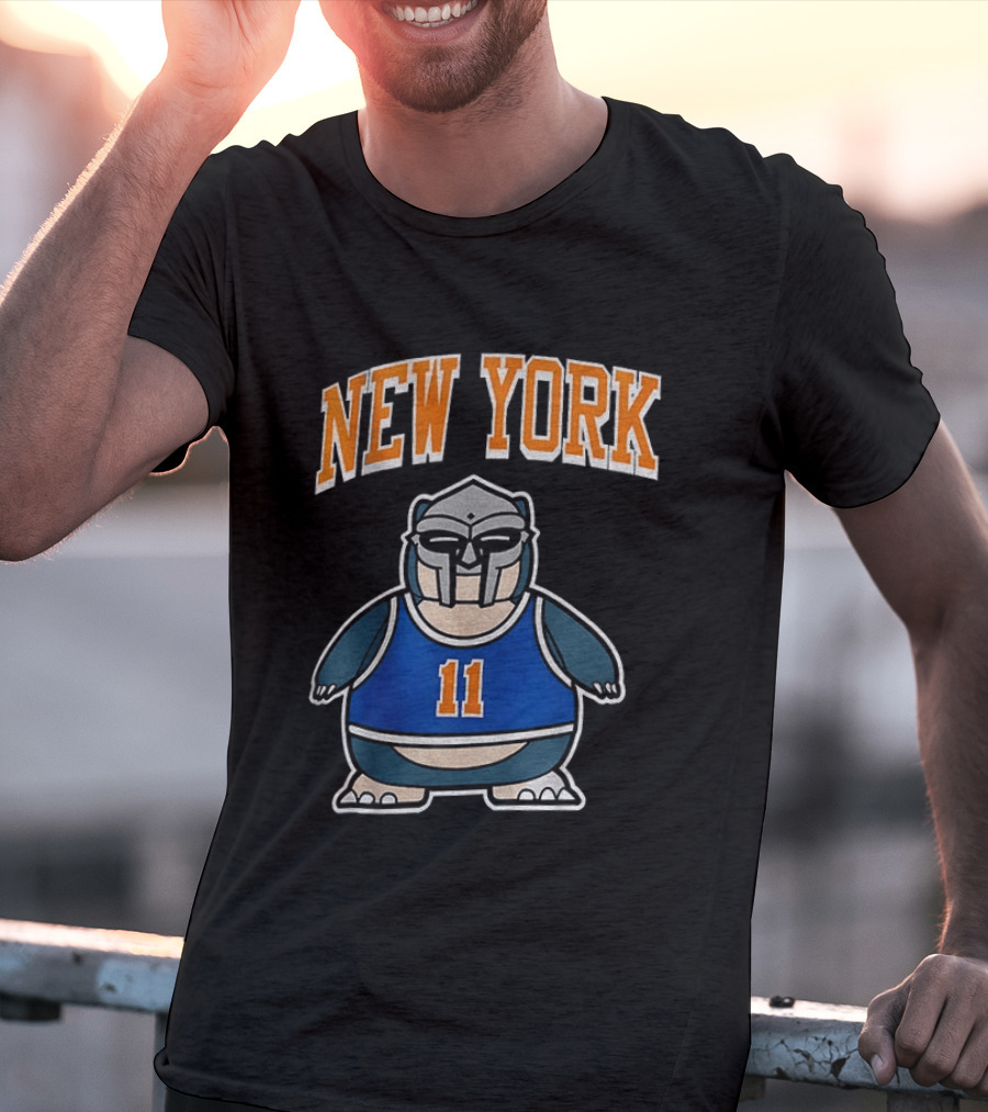 New York Knicks MF Doom Jalen Brunson #11 NBA Basketball 2026 T-Shirt