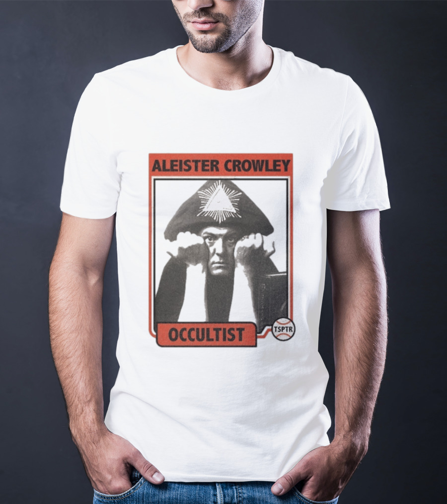 Aleister Crowley Occultist TSPTR Baseball Raglan T-Shirt