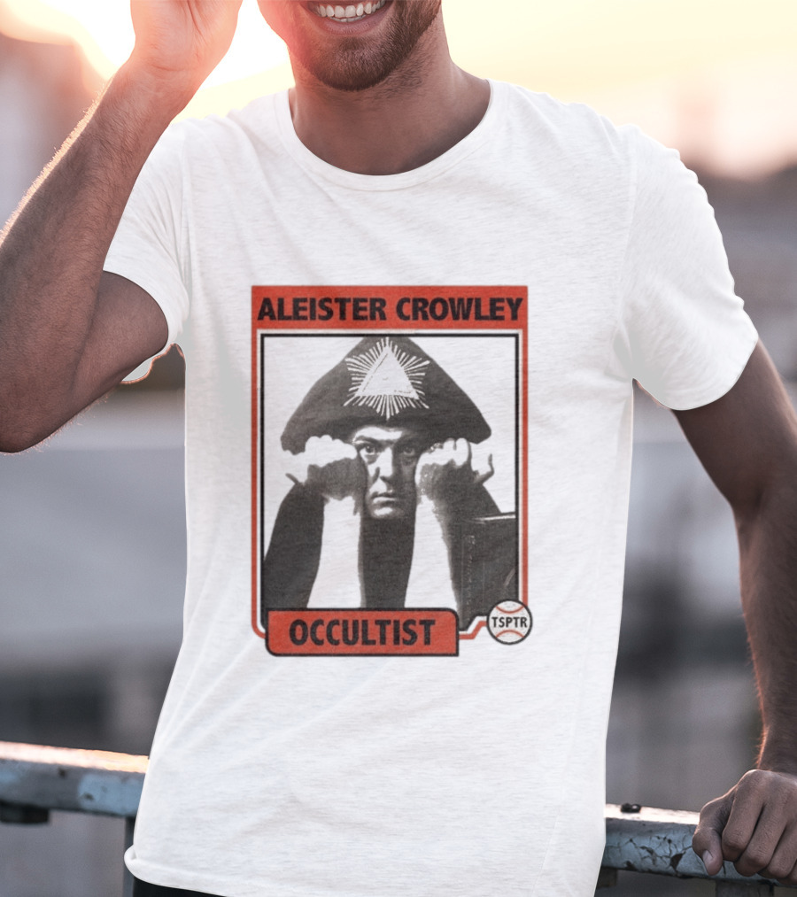 Aleister Crowley Occultist TSPTR Baseball Raglan T-Shirt