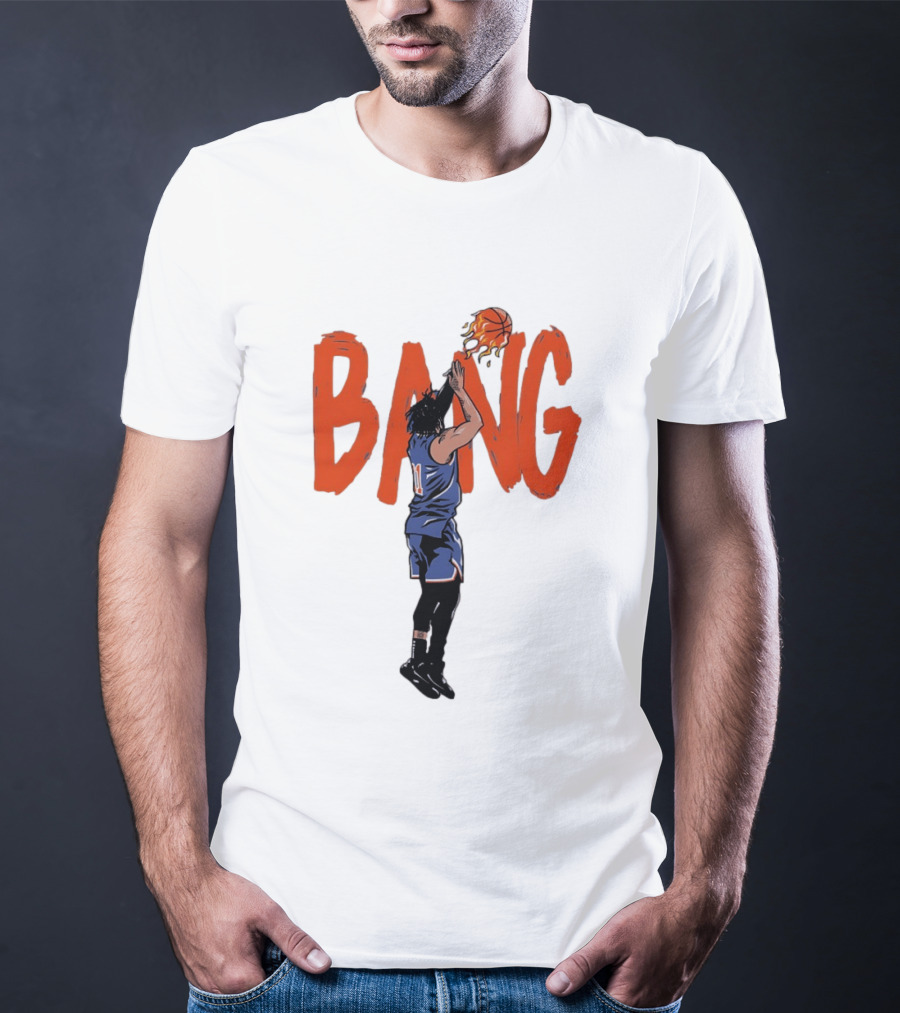 BANG Jalen Brunson New York Knicks NBA Basketball T-Shirt
