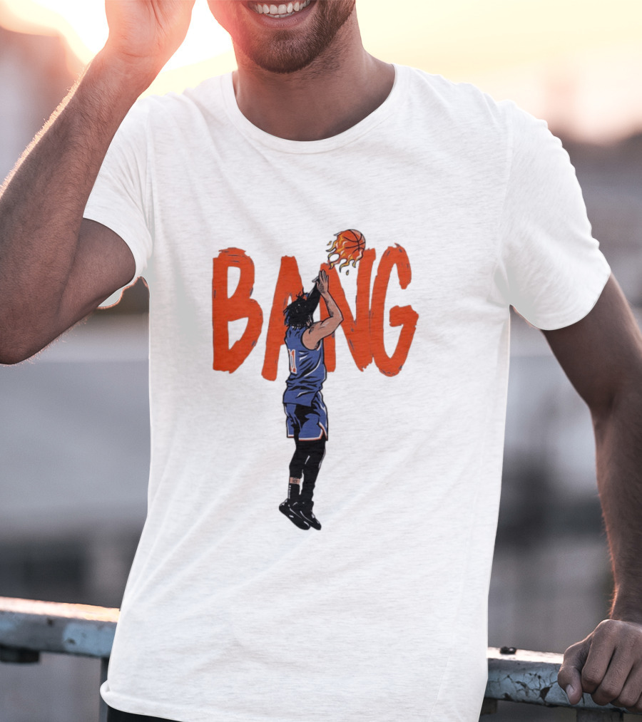 BANG Jalen Brunson New York Knicks NBA Basketball T-Shirt