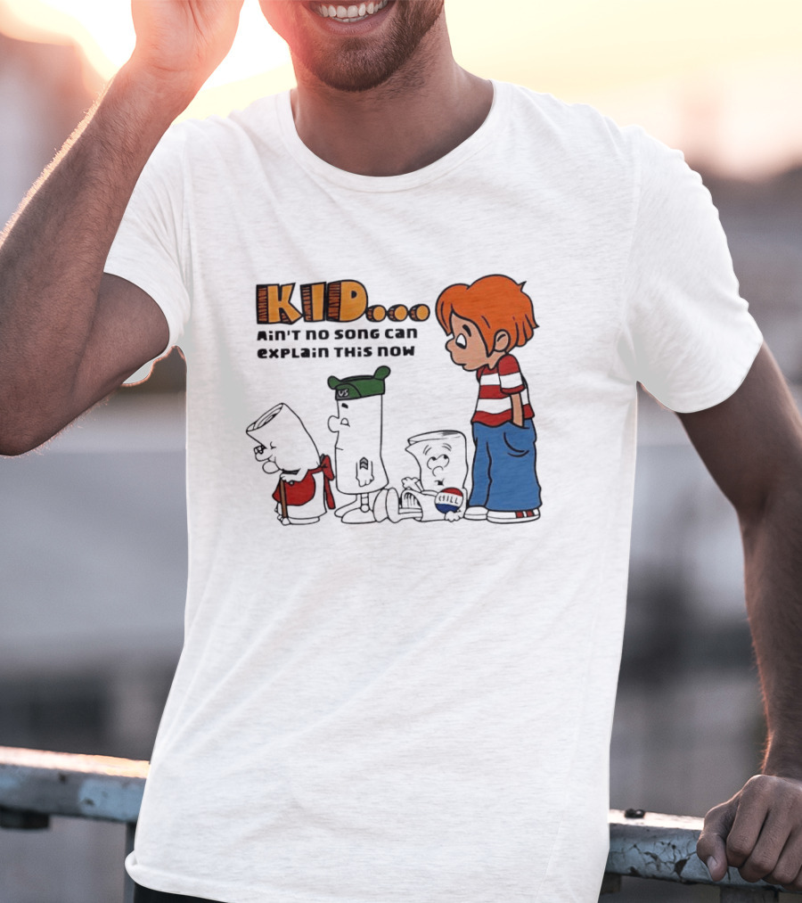 Kid Ain't No Song Can Explain This Now Retro Cartoon T-Shirt