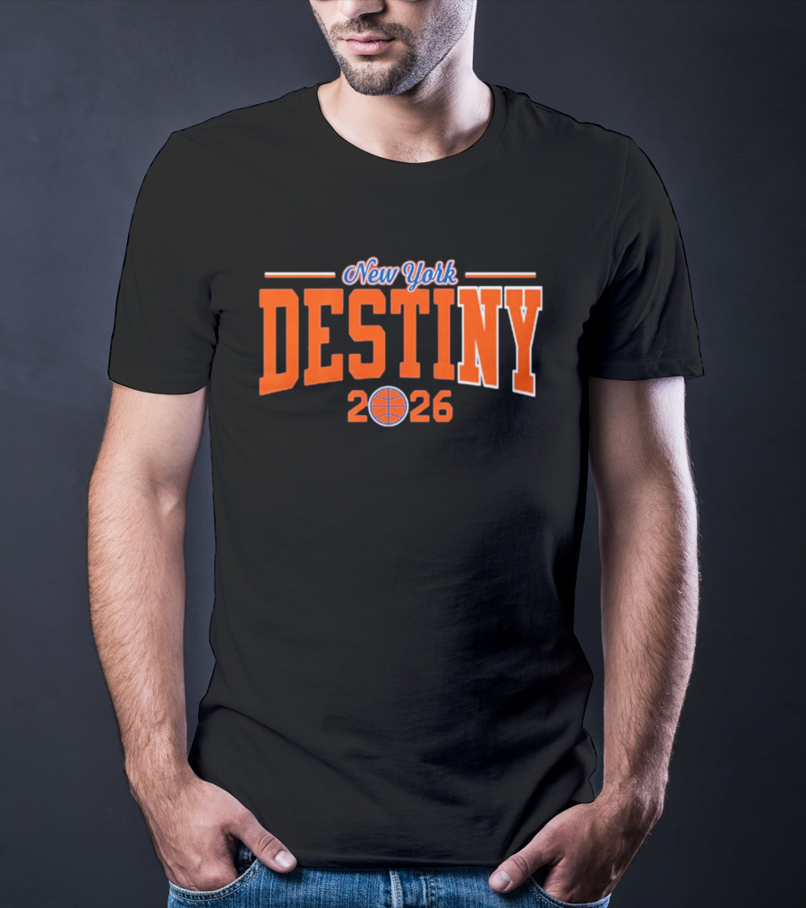 New York Destiny 2026 Basketball Orange T-Shirt