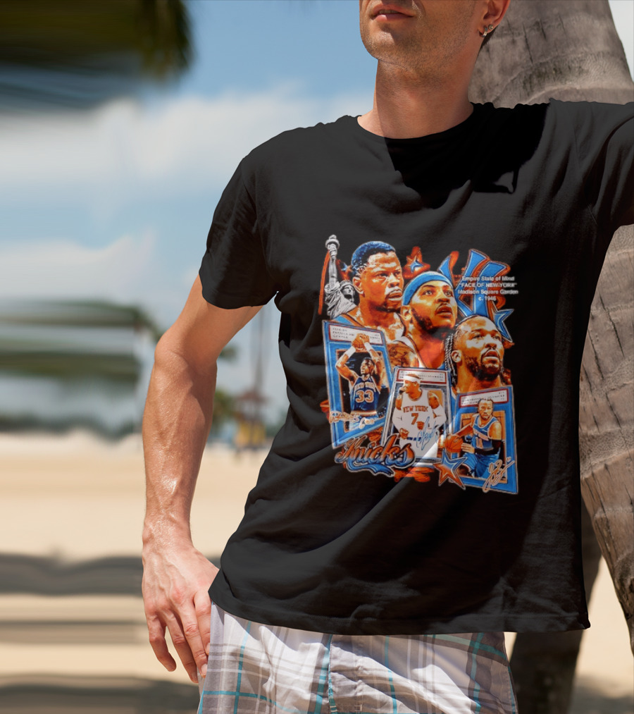 Empire State Of Mind New York Knicks Legends Madison Square Garden C. 1946 T-Shirt