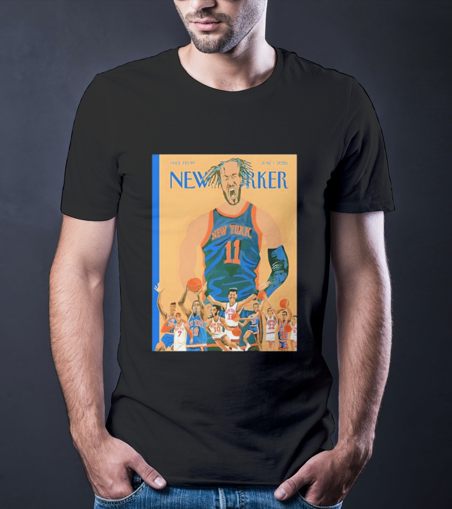 New York Knicks The New Yorker June 2026 Cover T-Shirt