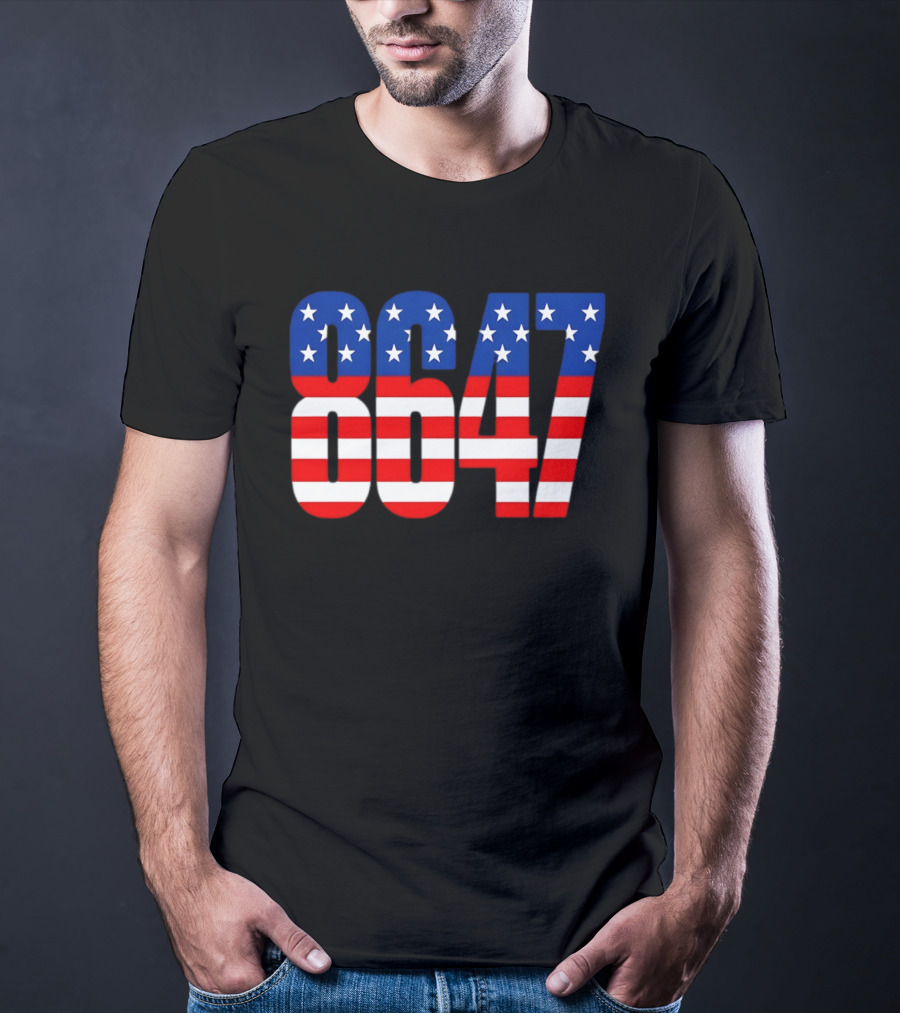 Patriotic American Flag 8647 Independence Day Stars And Stripes T-Shirt