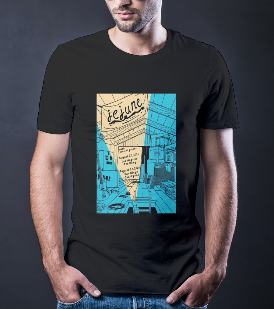Jejune August 22 2026 Los Angeles The Roxy With Special Guests T-Shirt