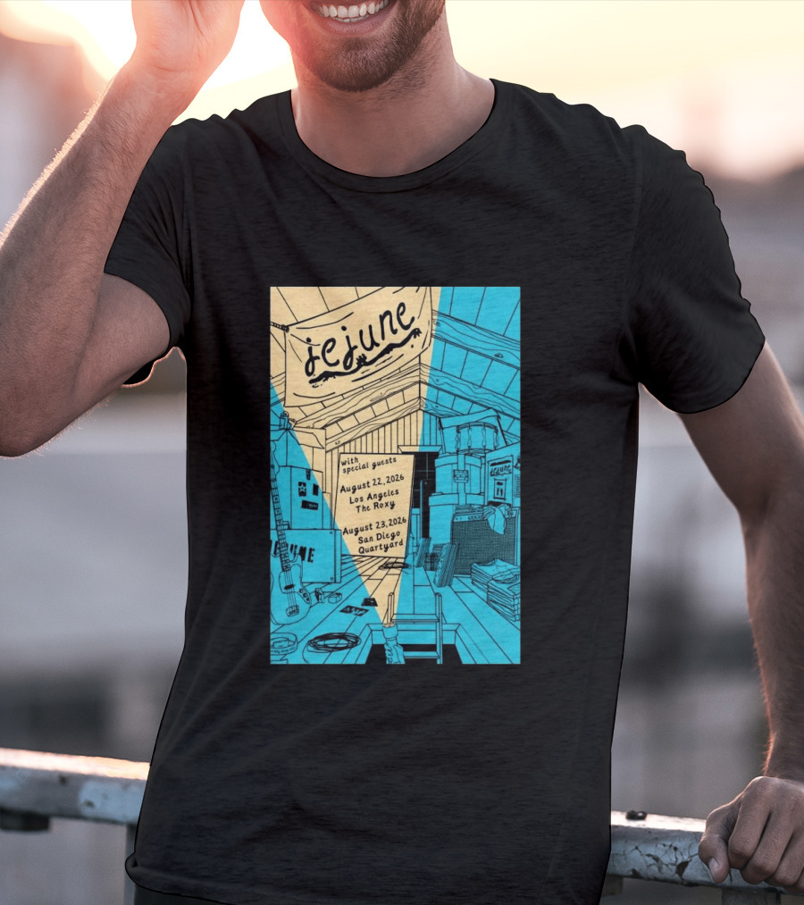 Jejune August 22 2026 Los Angeles The Roxy With Special Guests T-Shirt