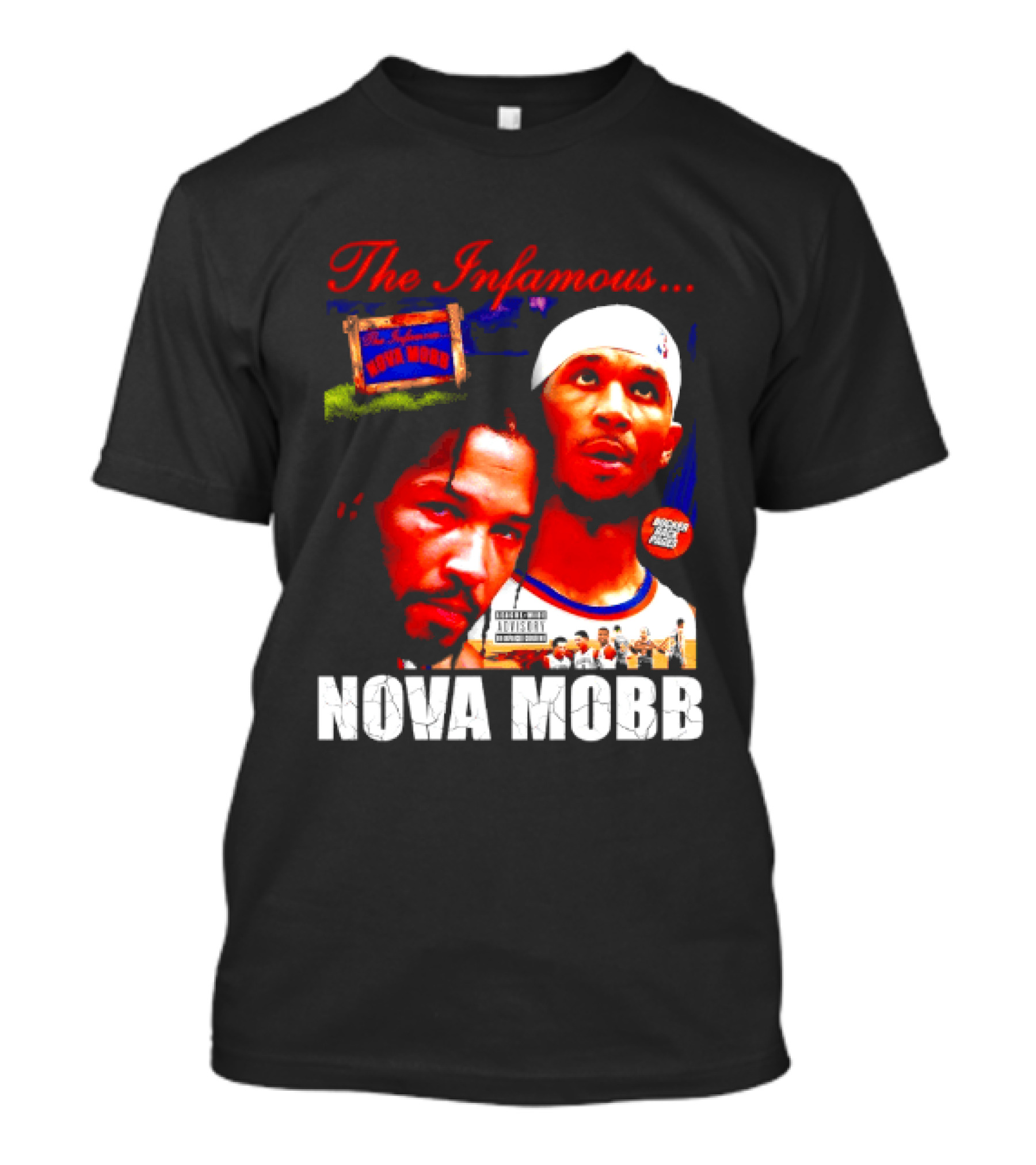 Josh Hart Jalen Brunson The Infamous Nova Mobb New York Knicks NBA 2026 T-Shirt