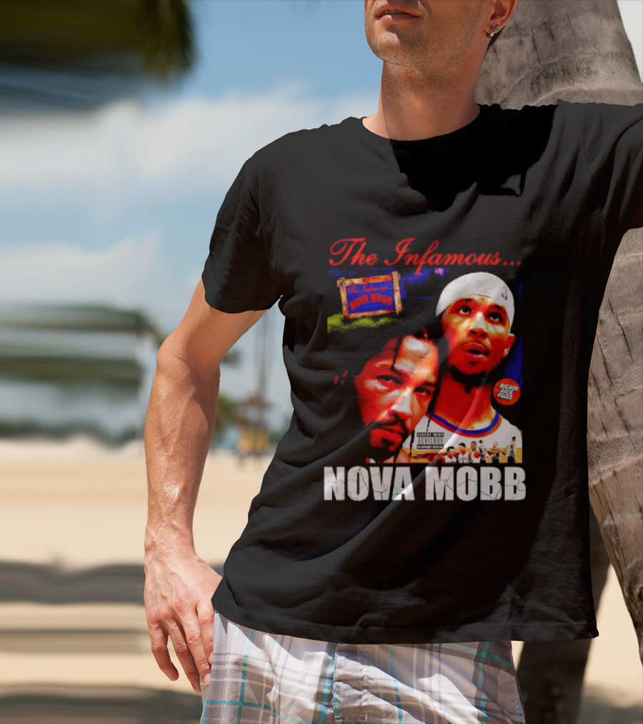 Josh Hart Jalen Brunson The Infamous Nova Mobb New York Knicks NBA 2026 T-Shirt