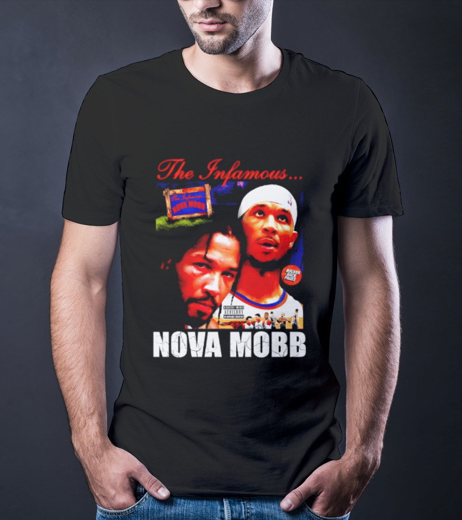 Josh Hart Jalen Brunson The Infamous Nova Mobb New York Knicks NBA 2026 T-Shirt