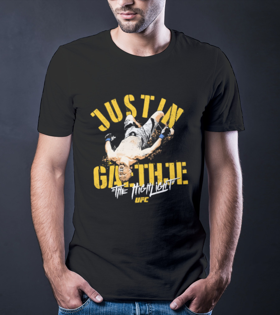 Justin Gaethje The Highlight Fighter Action Pose T-Shirt