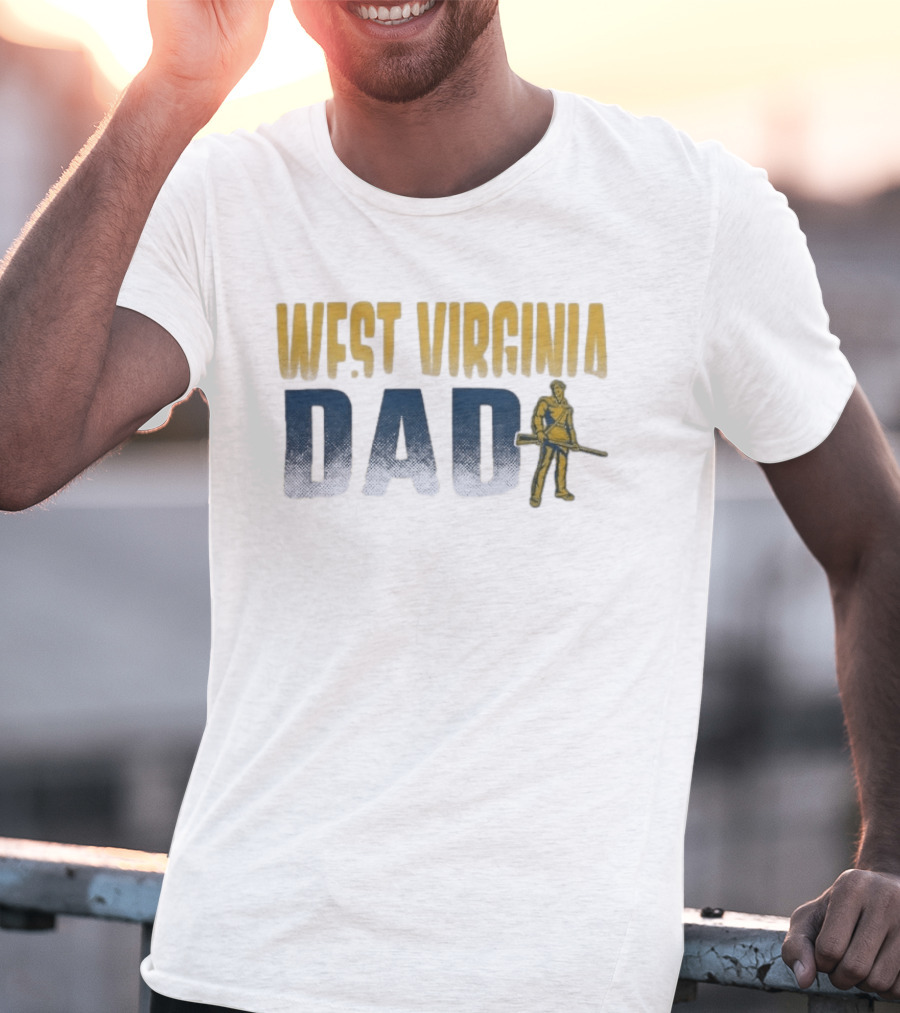 West Virginia Dad Mountaineer Spirit T-Shirt