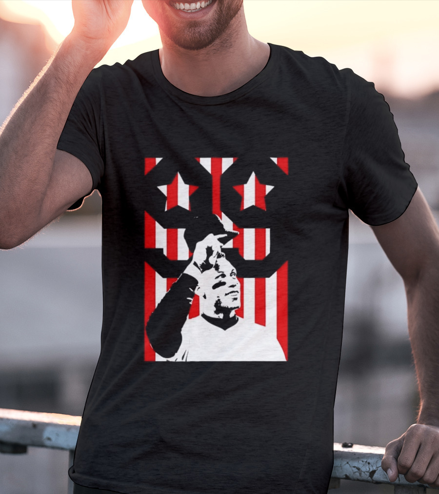 Aaron Judge 99 New York Yankees Stars Stripes Flag Yankee Stadium Hero T-Shirt
