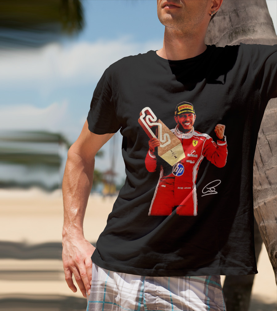 Lewis Hamilton Ferrari Racing Champion Pirelli Winner Remember Who You Are T-Shirt