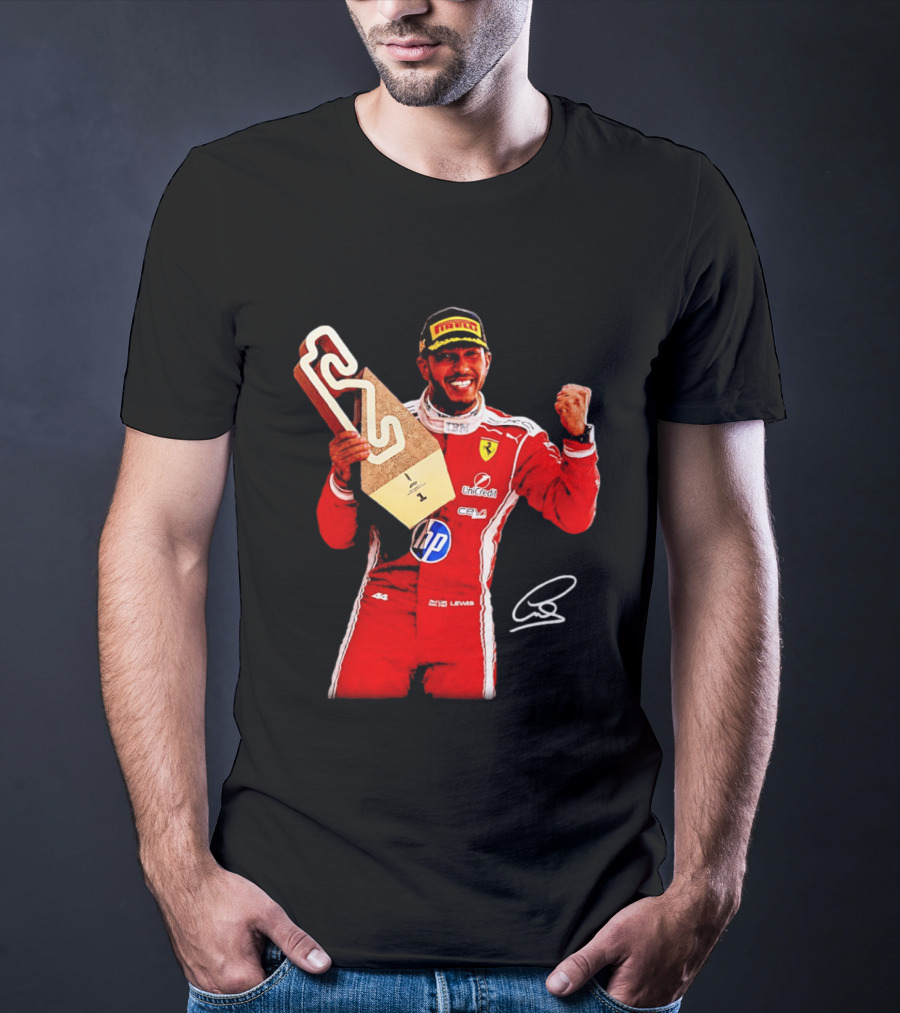 Lewis Hamilton Ferrari Racing Champion Pirelli Winner Remember Who You Are T-Shirt