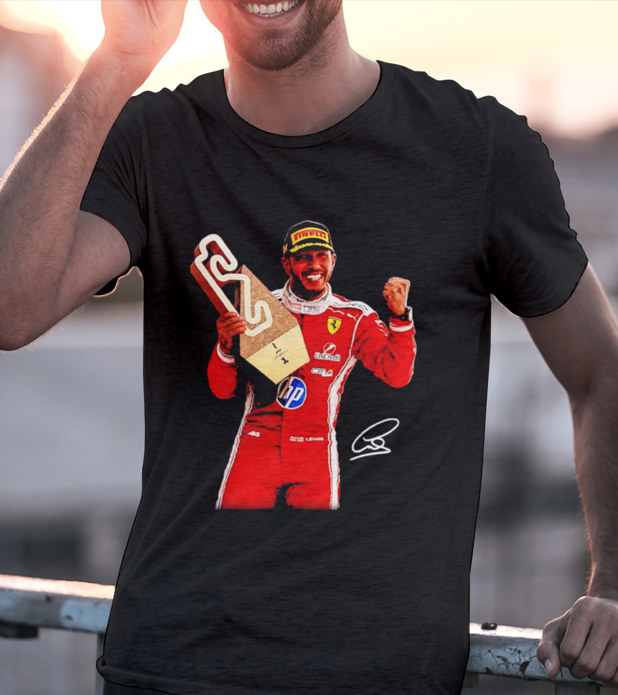 Lewis Hamilton Ferrari Racing Champion Pirelli Winner Remember Who You Are T-Shirt