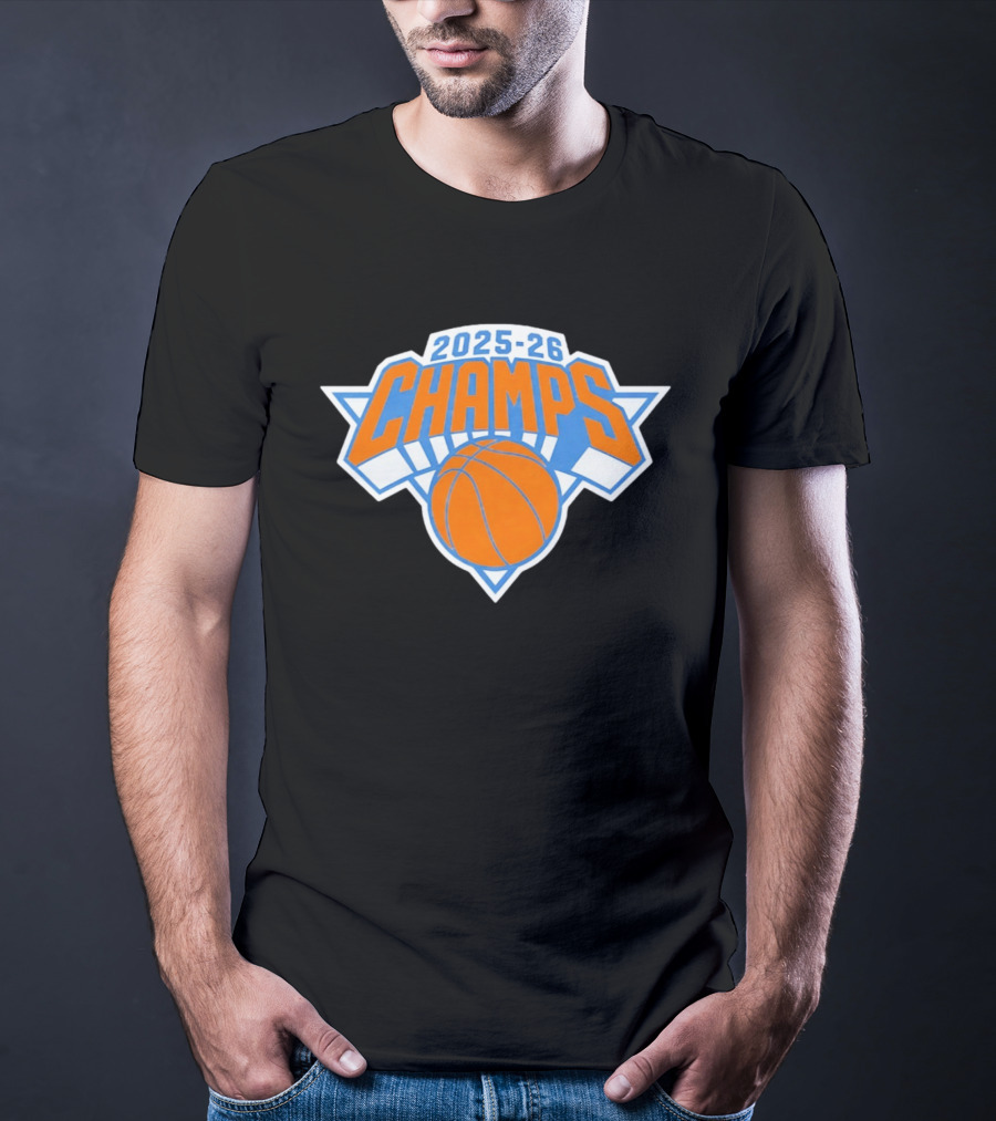 2025 26 Champs Basketball New York T-Shirt