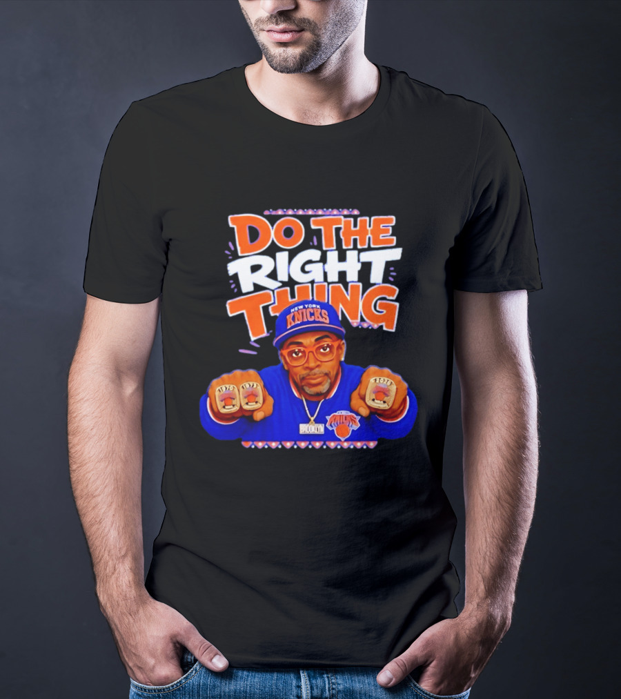 Do The Right Thing New York Knicks Rings 1970 1973 T-Shirt