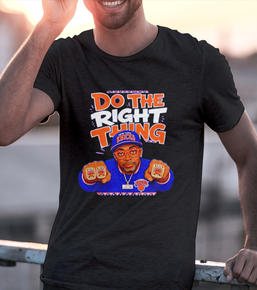 Do The Right Thing New York Knicks Rings 1970 1973 T-Shirt