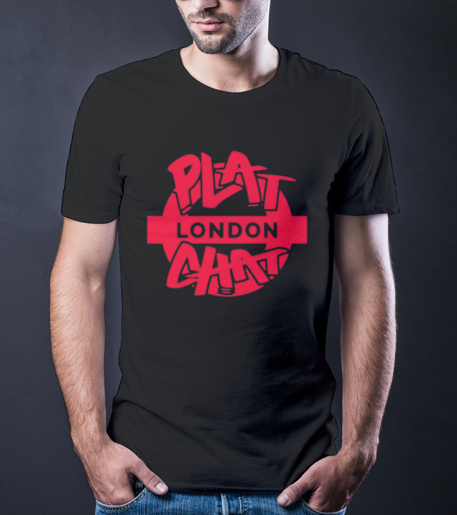Plat Chat London Red Circular T-Shirt