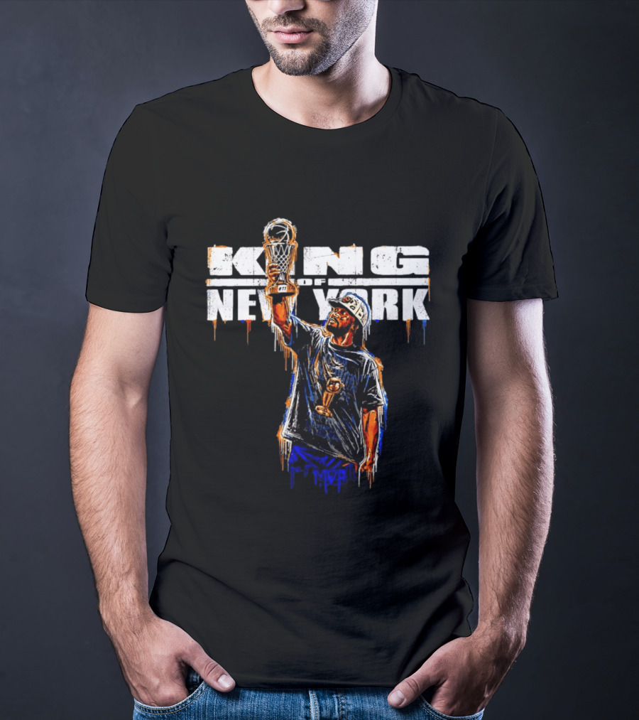 King Of New York Jalen Brunson MVP New York Knicks 2026 Paint T-Shirt
