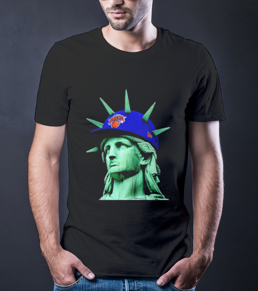 Statue Of Liberty New York Knicks Hat T-Shirt