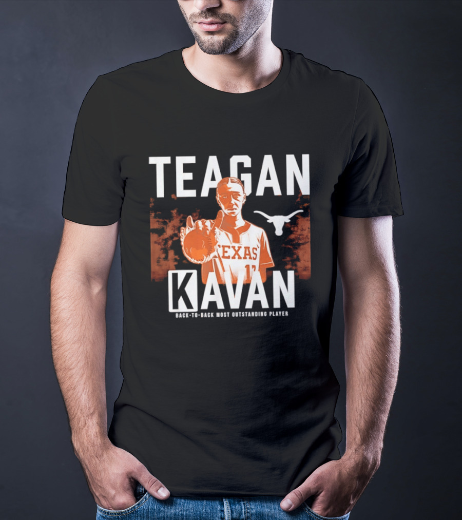 Texas Softball Teagan Kavan Back To Back Most Outstanding Player T-Shirt