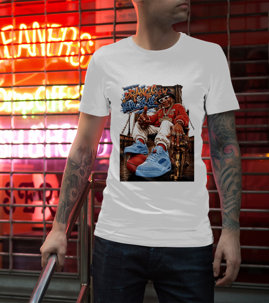 Director Orange And Blue New Champions NBA Basketball T-Shirt