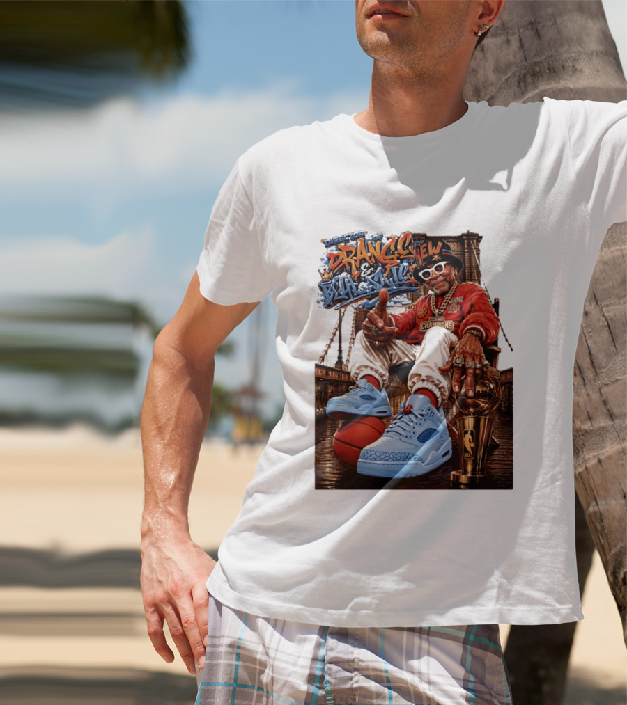 Director Orange And Blue New Champions NBA Basketball T-Shirt