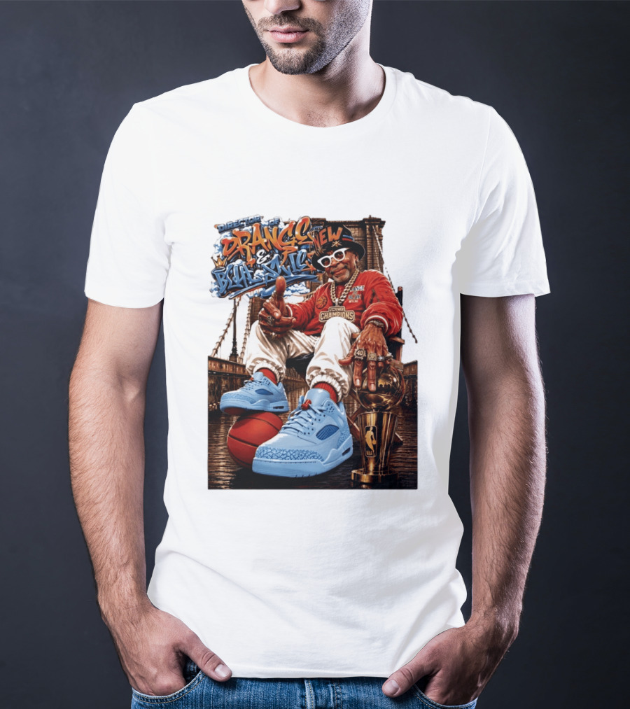 Director Orange And Blue New Champions NBA Basketball T-Shirt