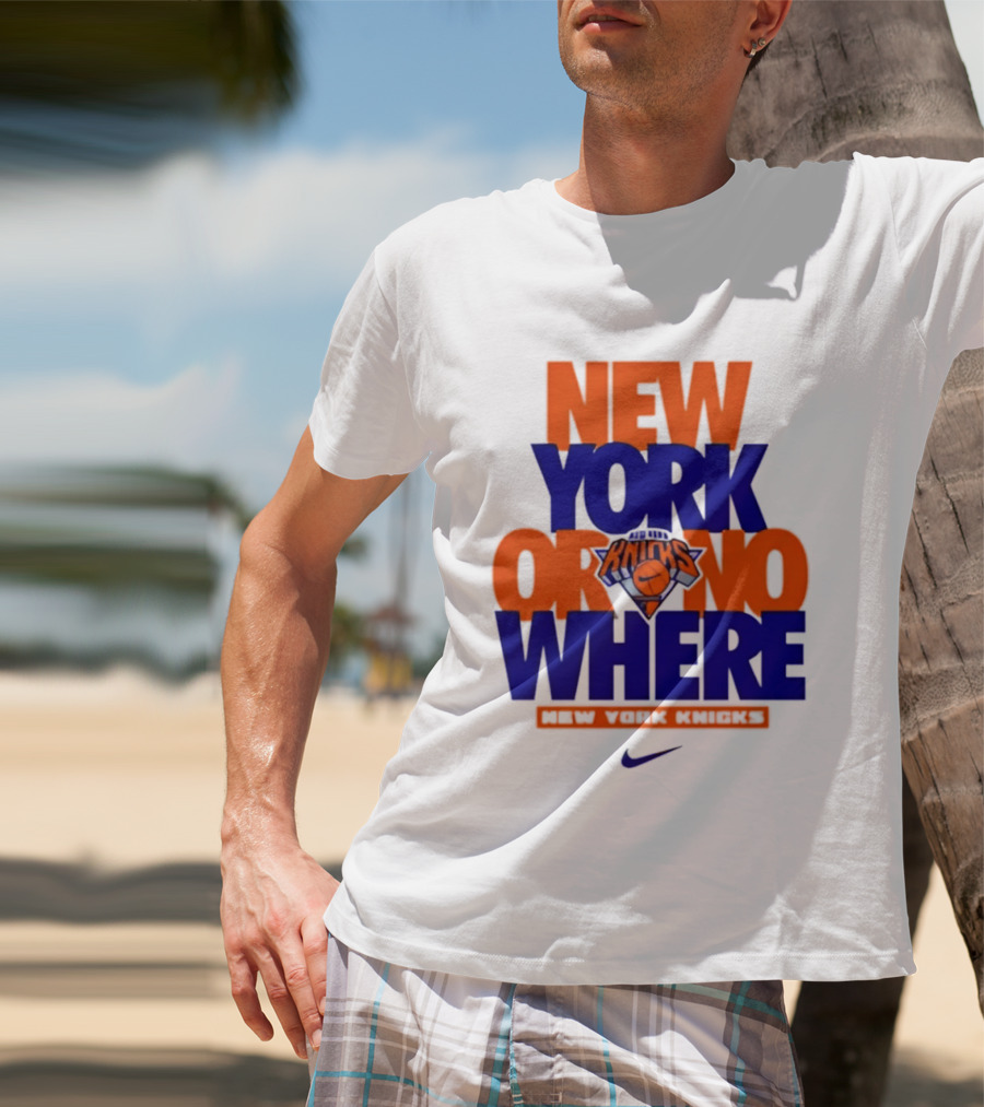 New York Or Nowhere New York Knicks 2026 AJ1 T-Shirt