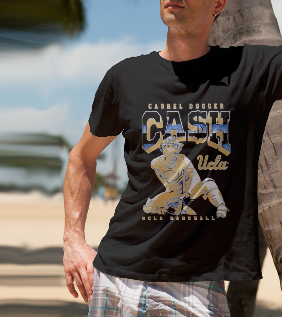 Cashel Dugger UCLA Baseball CASH Bruins Posing T-Shirt