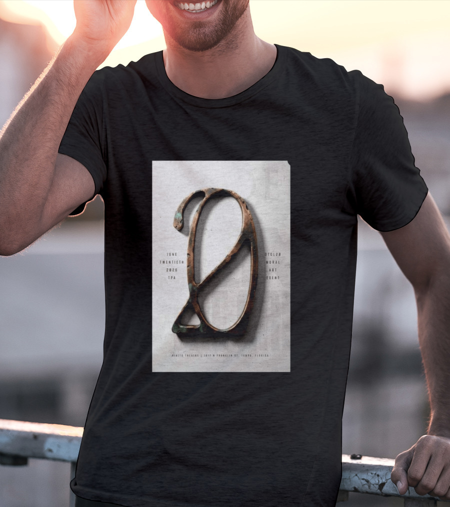 Underoath Mural Art Event Tampa Florida June Twentieth 2026 T-Shirt
