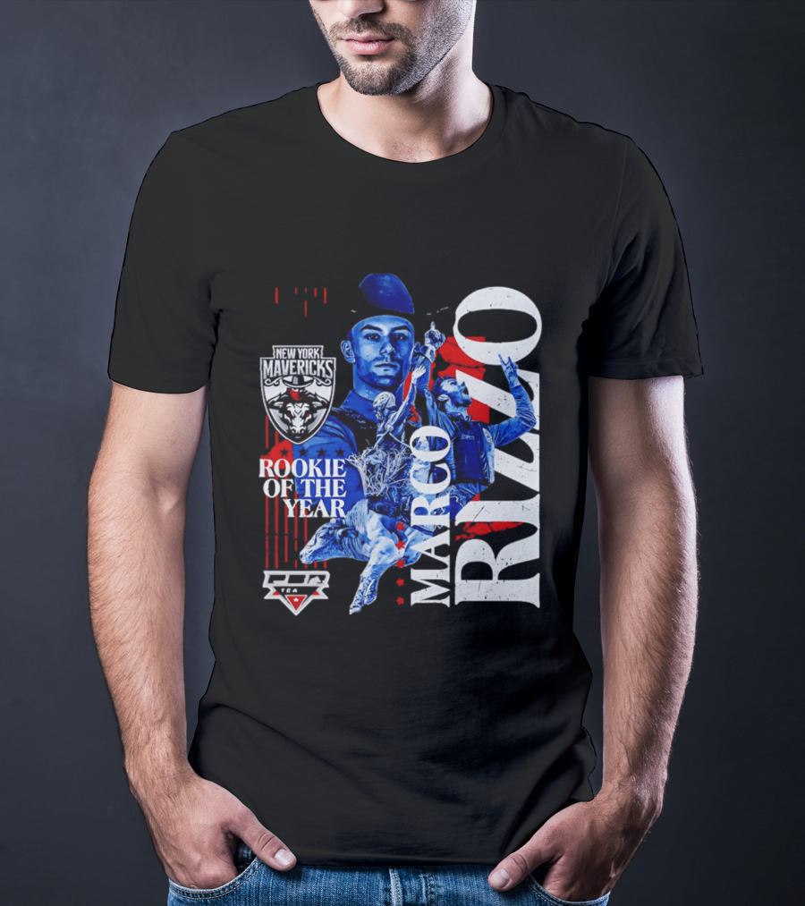 Marco Rizzo New York Mavericks PBR 2026 Rookie Of The Year T-Shirt