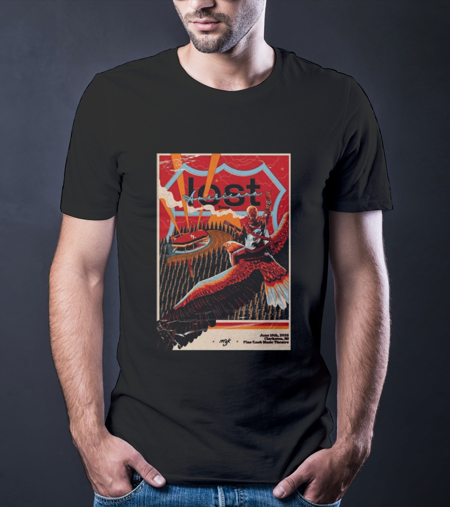 MCK Lost Americana Tour June 16 2026 Clarkston MI Pine Knob Music Theatre T-Shirt