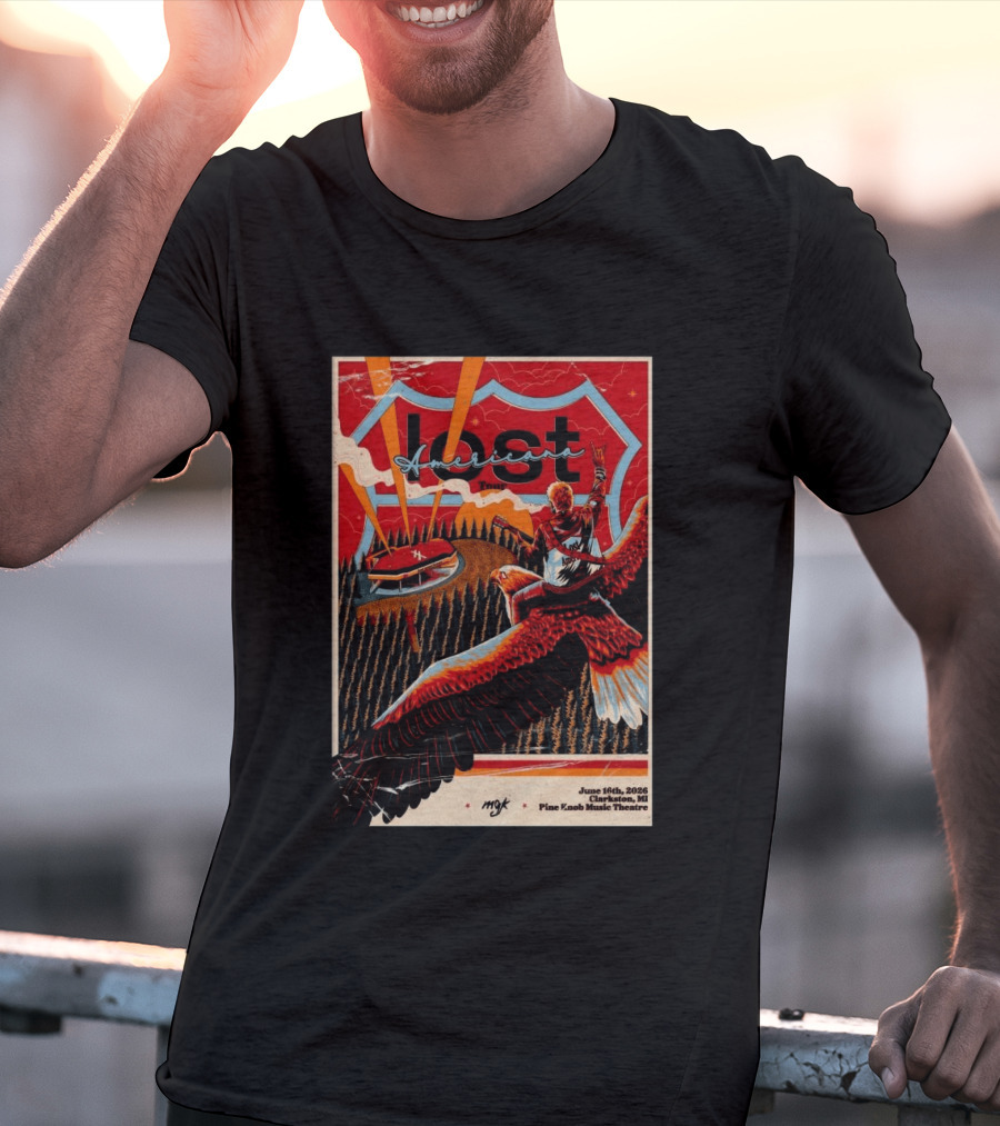 MCK Lost Americana Tour June 16 2026 Clarkston MI Pine Knob Music Theatre T-Shirt
